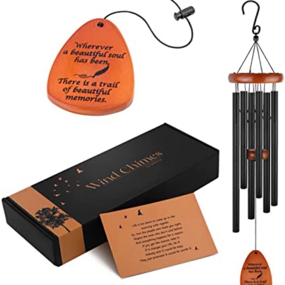 SOLLANCE Wind Chimes Memorial Gifts, Sympathy Gift in Memory of Loved Ones, 32"